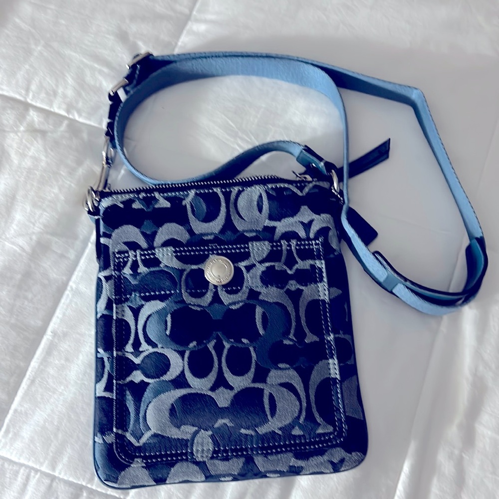 NWOT Coach Cross Body Blue